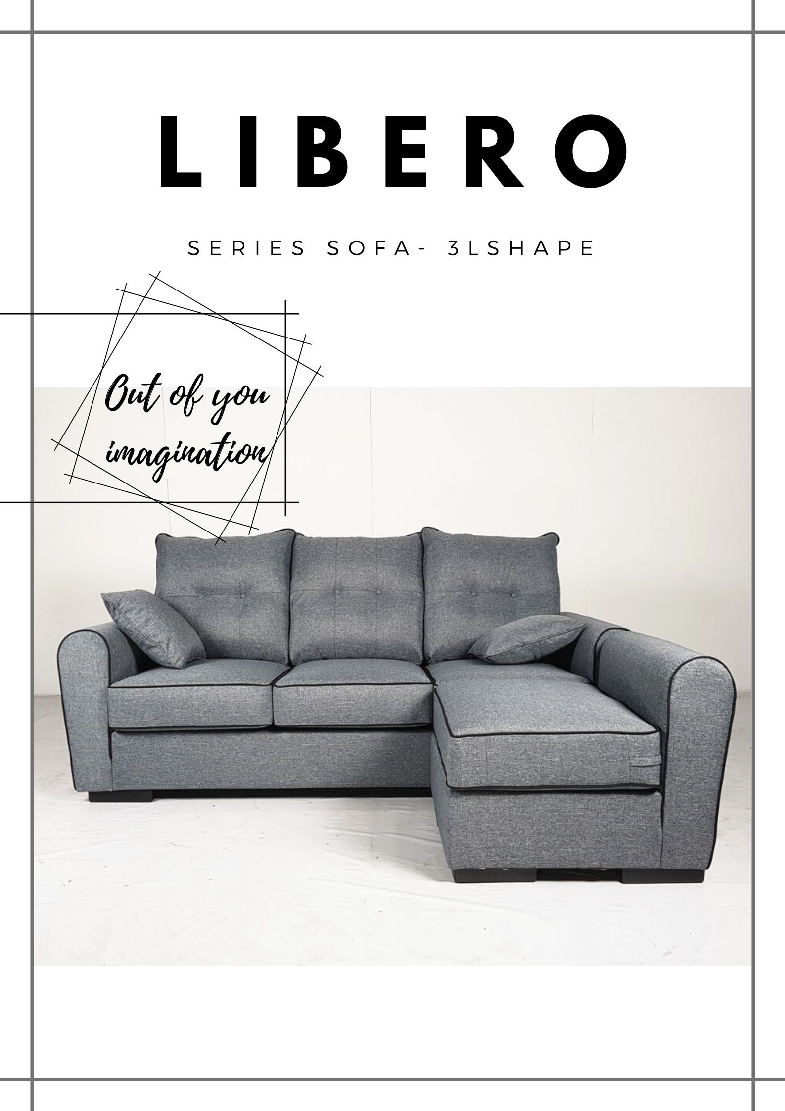 SQUIRREL: LIBERO L-Shape Sofa | Vidifurniture