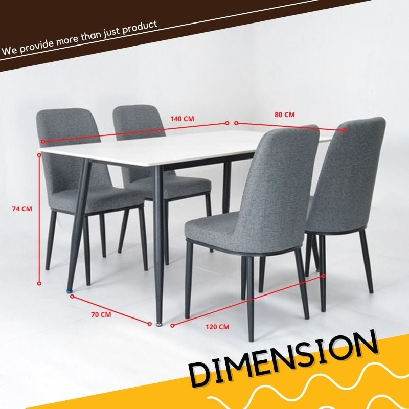 sintered stone dining table set