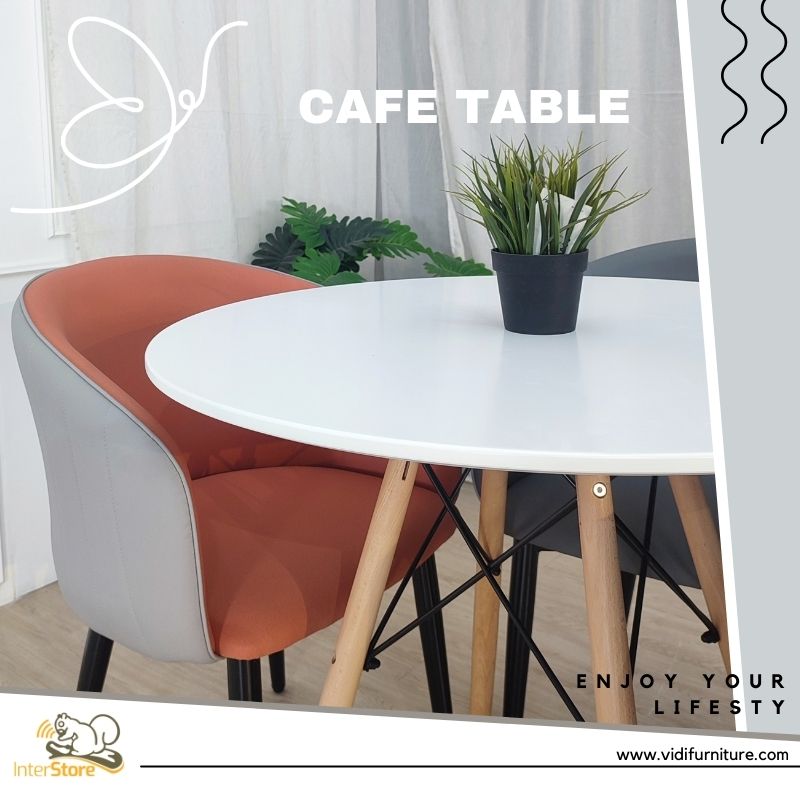 round cafe table