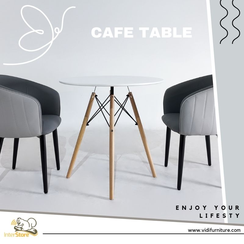 round cafe table