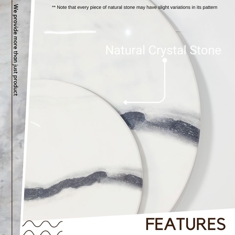 crystal stone table