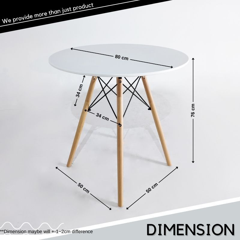 round cafe table